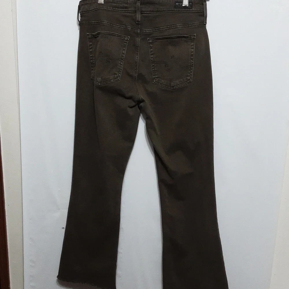 AG Adriano Goldschmied Women's Dark‎ Brown Flare Jeans